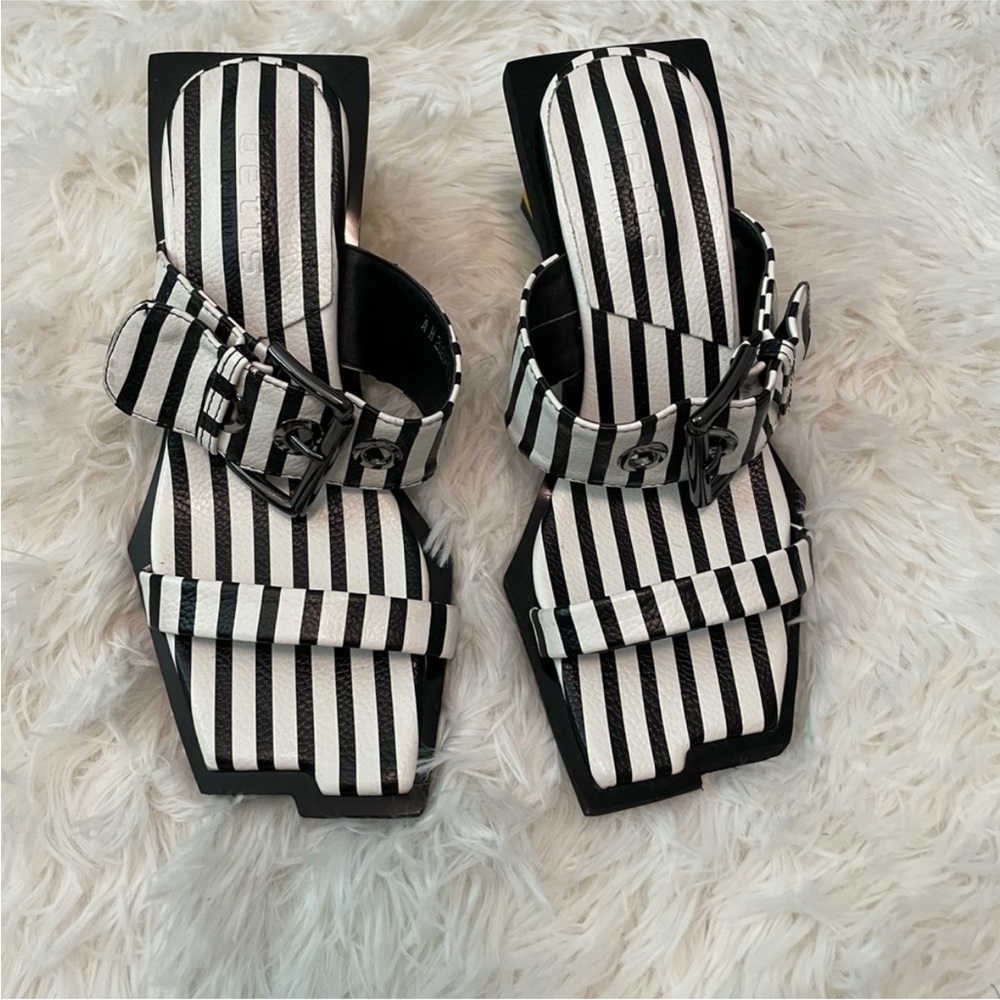 NWOT Block Heel Sandals Sizen6 - Picture 5 of 13